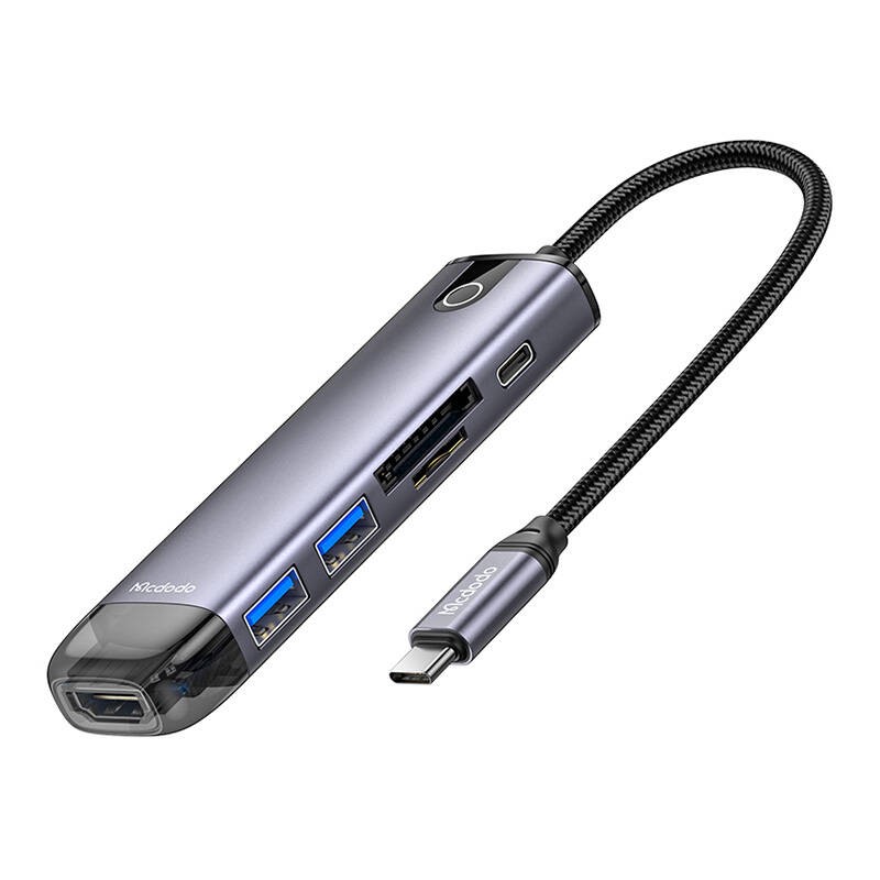 Hub USB-C Mcdodo HU-7420 10w1 (USB-C, HDMI, VGA, USB3.0-2, USB3.0-2, SD, TF)