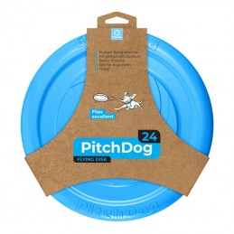 Flying disc PitchDog Waudog 24 cm, blue