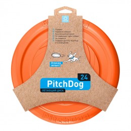 Flying disc PitchDog Waudog 24 cm, orange