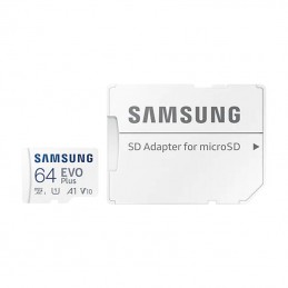 Memory Card SAMSUNG microSD MB-MC64SA 64GB + adapter MB-MC64SA-EU