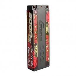 Gens ace Redline Series 6000mAh 7.6V 130C 2S2P HardCase 57- HV Lipo Battery