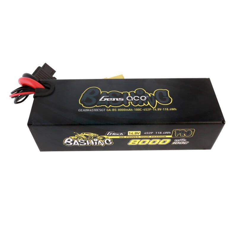 Gens ace 8000mAh 14.8V 100C 4S2P Lipo Battery Pack