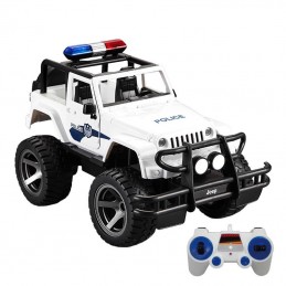 Remote-controlled car 1-12 Double Eagle (white) Jeep (Police) E550-003