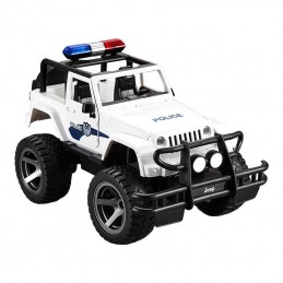 Remote-controlled car 1-12 Double Eagle (white) Jeep (Police) E550-003