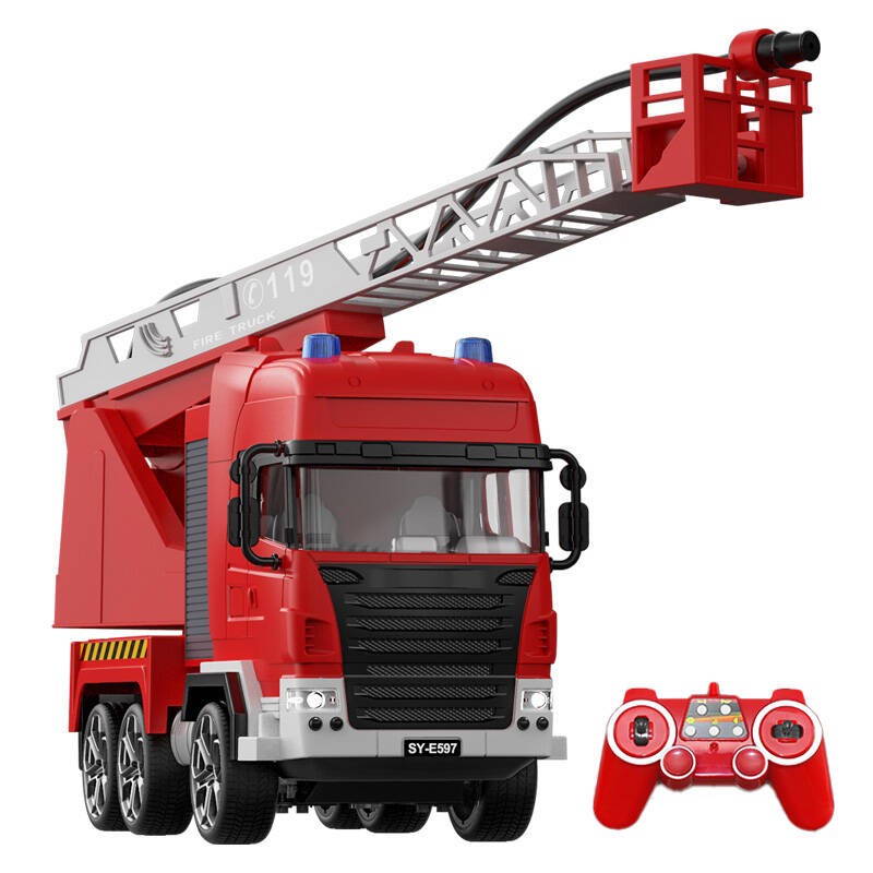 Remote control RC fire truck 1-20 Double Eagle (red) E597-003