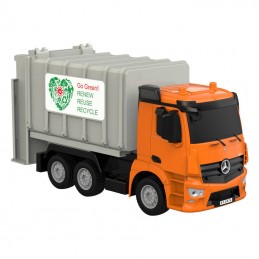 Remote control RC garbage truck 1-26 Double Eagle ( orange) Mercedes-Benz Antos E676-003