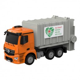 Remote control RC garbage truck 1-26 Double Eagle ( orange) Mercedes-Benz Antos E676-003