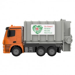 Remote control RC garbage truck 1-26 Double Eagle ( orange) Mercedes-Benz Antos E676-003