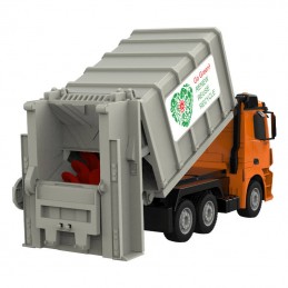 Remote control RC garbage truck 1-26 Double Eagle ( orange) Mercedes-Benz Antos E676-003