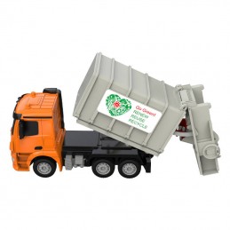 Remote control RC garbage truck 1-26 Double Eagle ( orange) Mercedes-Benz Antos E676-003