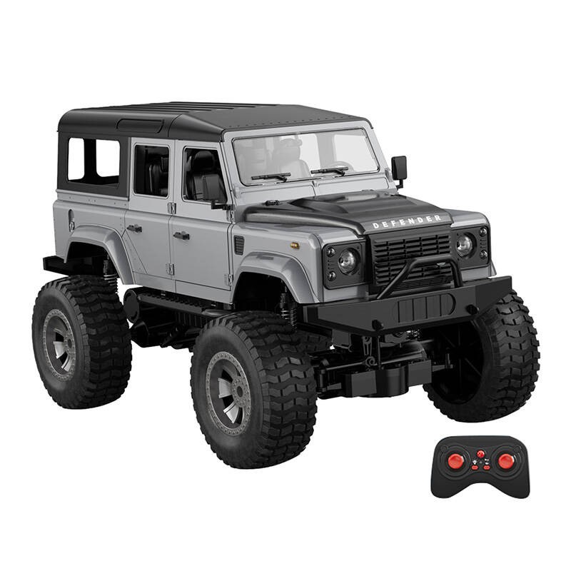 Remote control RC remote control car 1-8 Double Eagle (grey) Land Rover Defender E375-003