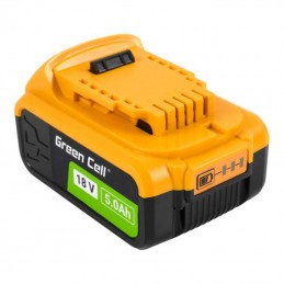 Battery For Power Tools Green Cell PTDW18V5, DeWalt XR 18V 5Ah DCB184