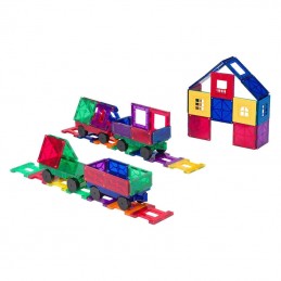 Magnetic tiles 3D Train Playmags 153 - 50 pcs set