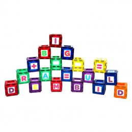 Magnetic tiles 3D Playmags 170 - 80 pcs set