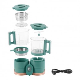 Multi-purpose food processor Babymoov Nutribaby Glass 4-in-1 (green)