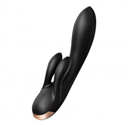 Wibrator-Double Flex Satisfyer Connect App (Black)