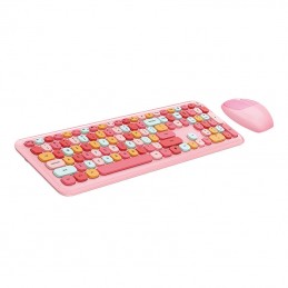 MOFII Wireless Keyboard+Mouse 666 Pink