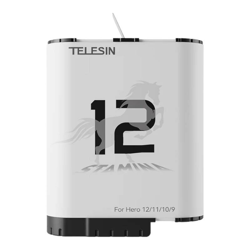 High performance stamina battery TELESIN  for GoPro Hero 12-11-10-9