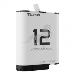 High performance stamina battery TELESIN  for GoPro Hero 12-11-10-9