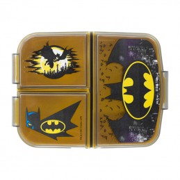 Lunch Box for Kids STOR 85520 3 Compartments Batman (black - yello