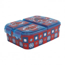 Lunch Box for Kids STOR 74720 3 Compartments Spiderman (blue - re