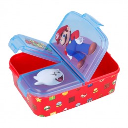 Lunch Box for Kids STOR 21420 3 Compartments Super Mario (blue - re