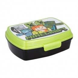 Lunch Box for Kids STOR 40474 750 ml Minecraft (green - blac