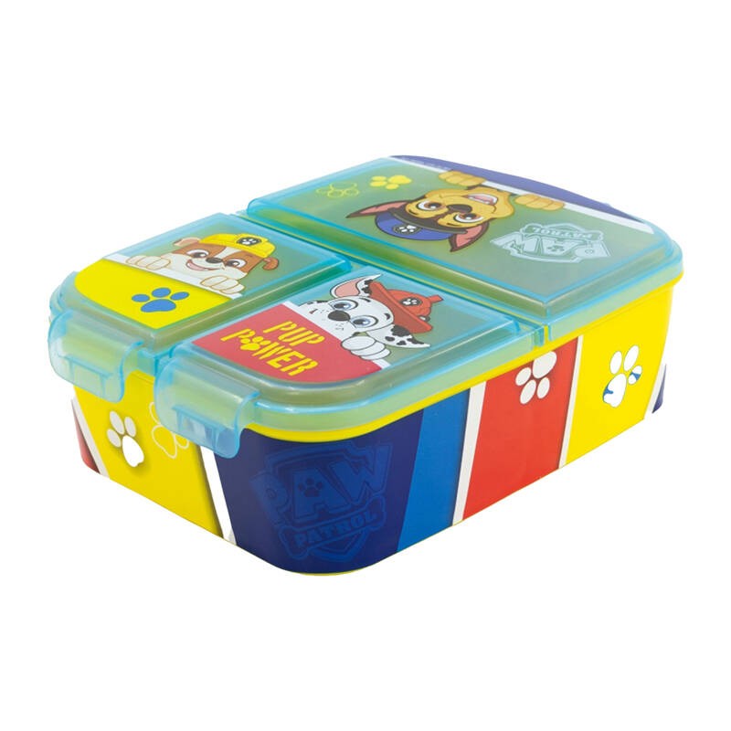 Lunch Box for Kids STOR 74620 3 Compartments Paw Patrol Chase (yellow - blu