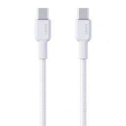 USB-C to USB-C Cable Aukey CB-NCC2, 60W, 1.8m (white)