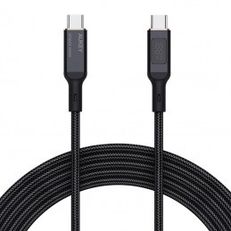 USB-C to USB-C Cable Aukey CB-MCC102, 100W, 1.8m (black)