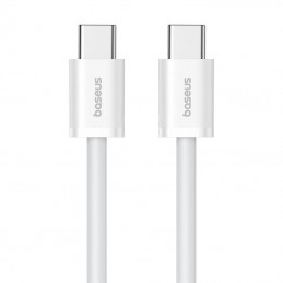 Kabel szybkiego ładowania USB-C do USB-C Baseus Superior 2 100W 2m (biały)