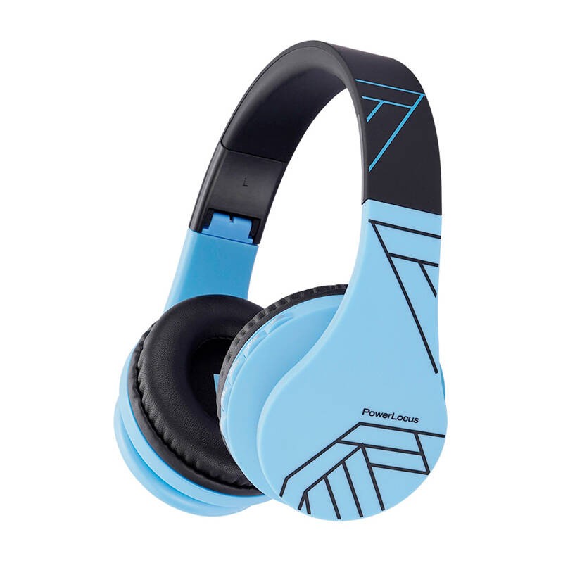 Wireless Headphones for kids PowerLocus P1 (blue - blac