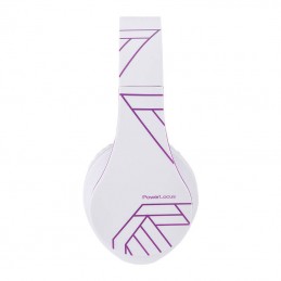 Wireless Headphones PowerLocus P2 (white-purple)