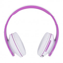 Wireless Headphones PowerLocus P2 (white-purple)