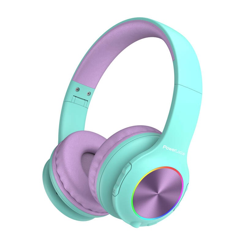 Wireless Headphones for kids PowerLocus PLED (blue - purpl