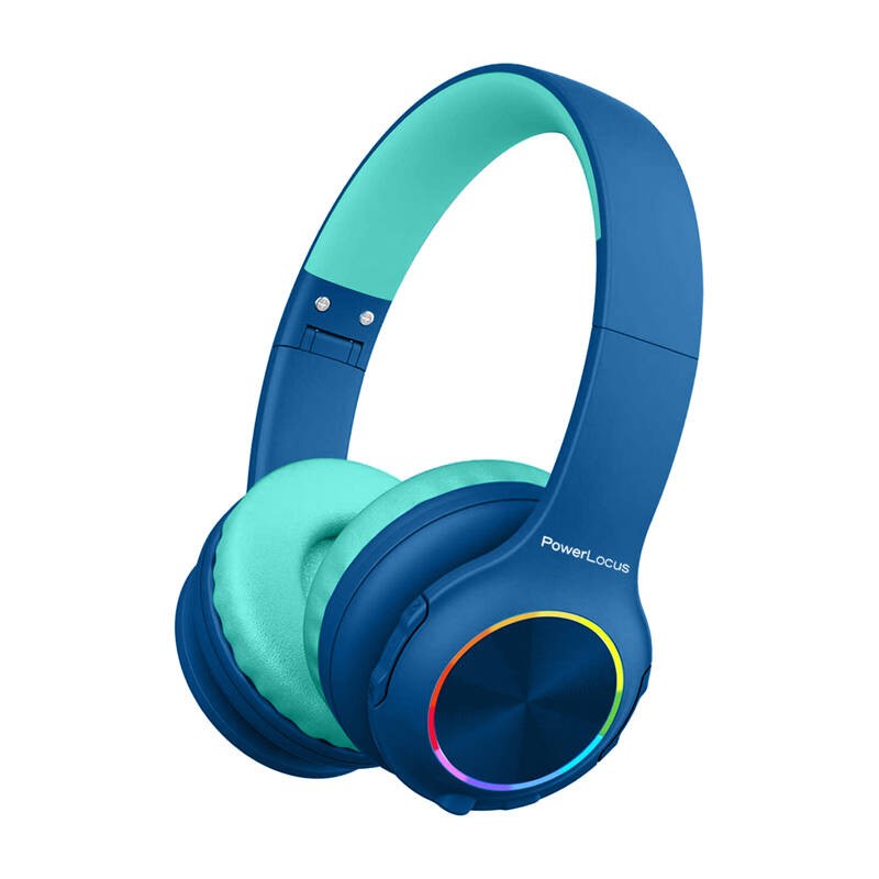 Wireless Headphones for kids PowerLocus PLED (navy - blu