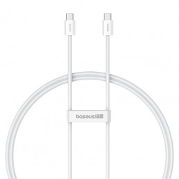 Kabel szybkiego ładowania USB-C do USB-C Baseus Superior 2 100W 1m (biały)