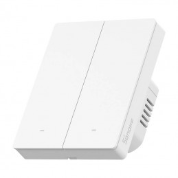 Smart wall switch SONOFF M5-2C-80W Matter (2-channel, to frame)