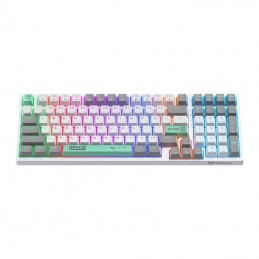 ONIKUMA G38 98 Keys USB Wired Mechanical Keyboard White