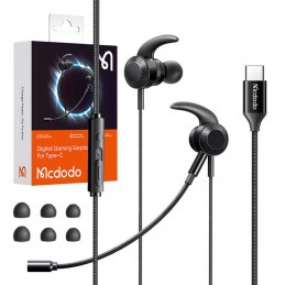 Wired earphones Mcdodo HP-4070, USB-C (black)