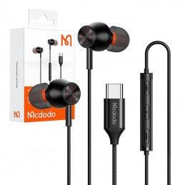 Wired earphones Mcdodo HP-4070, USB-C (black)