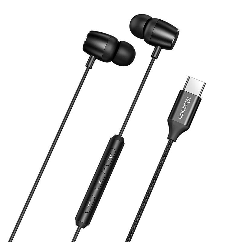 Wired earphones Mcdodo HP-4070, USB-C (black)