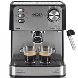 Haeger CM-85B.011A Super Espresso- Espresso Machine 1.6L 850W 20bar