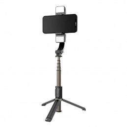 Selfiestick-tripod bluetooth APEXEL APL-D10 1.5m (black)