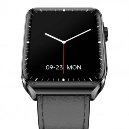 Smartwatch BlitzWolf BW-HL6 Black Leather (black)