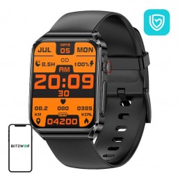 Smartwatch BlitzWolf BW-HL6 Black Silicone (black)