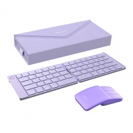 Set Wireless foldable Keyboard Delux KF10 and mouse MF10PRO