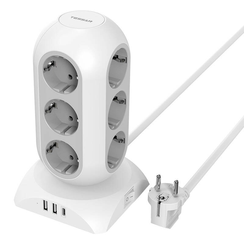 TESSAN Power strip TPS02-DE-C