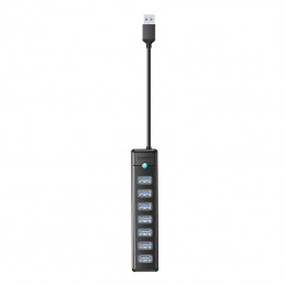 Orico Hub USB-A to 7xUSB-A 3.0 - black