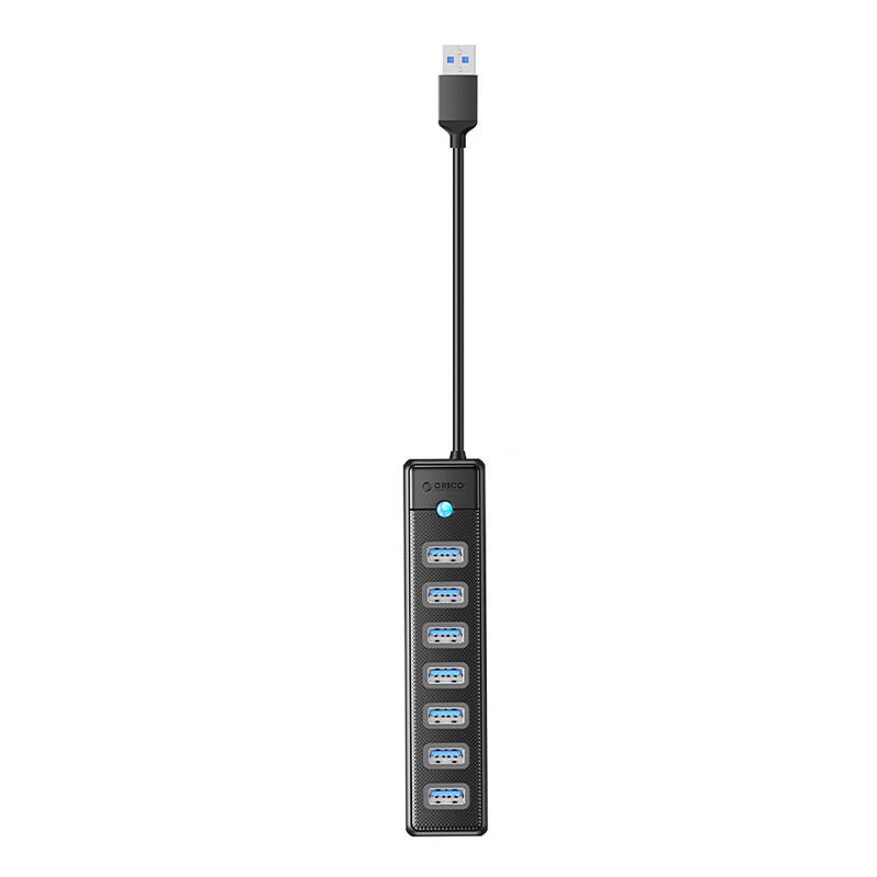 Orico Hub USB-A to 7xUSB-A 3.0 - black